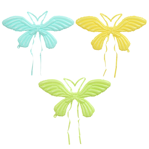 [피앤비유니티]마카롱 나비날개 3입 (그린,옐로우,블루 혼합) A