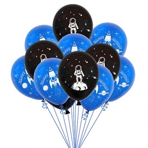 [피앤비유니티]풍선 우주비행사풍선 로켓풍선혼합10입 생일파티용품